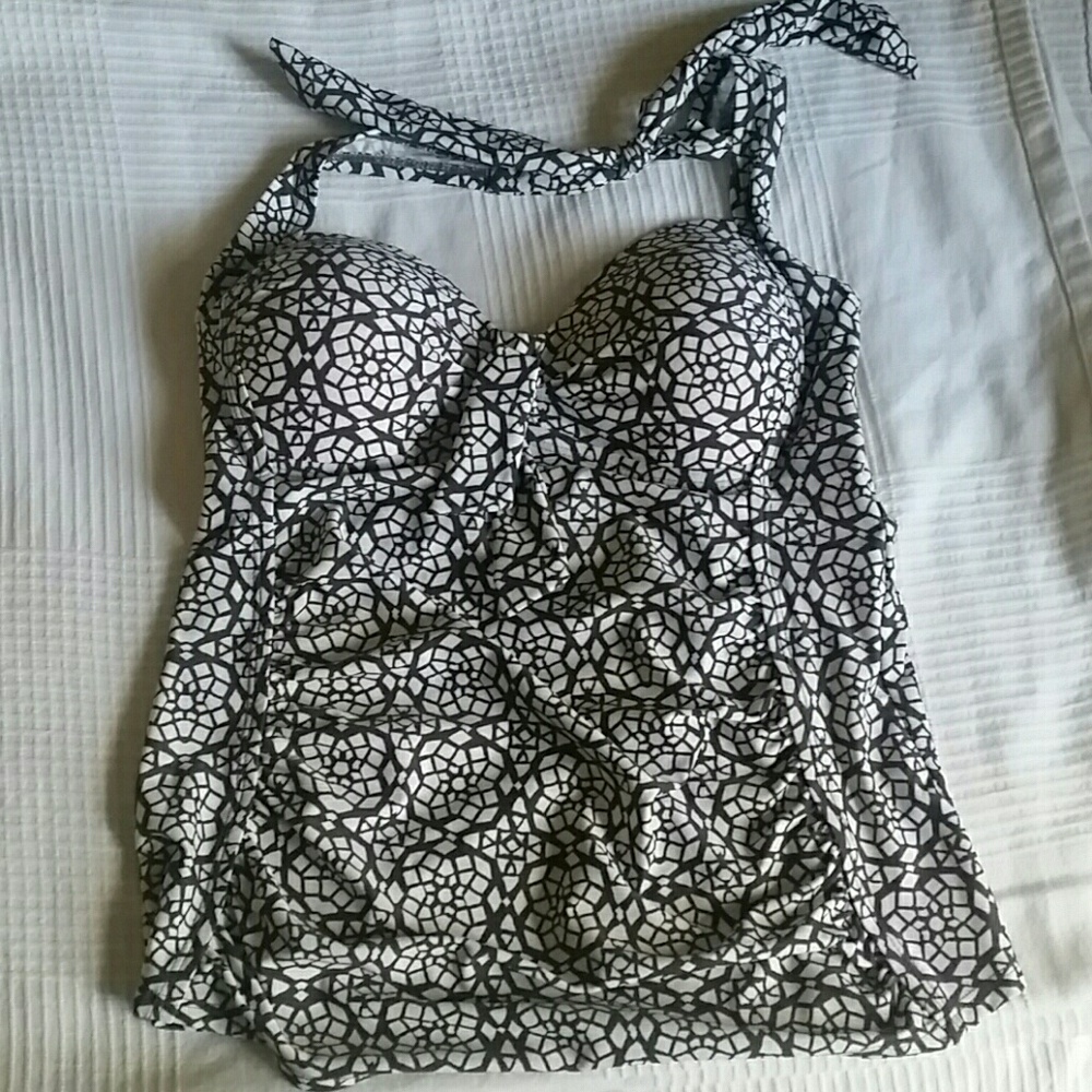 Merona Printed Tankini top